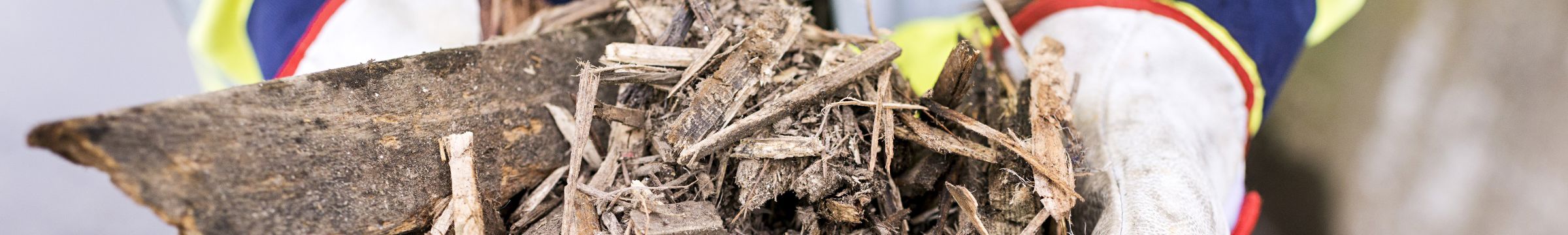 Biomasse i form av gammelt trevirke