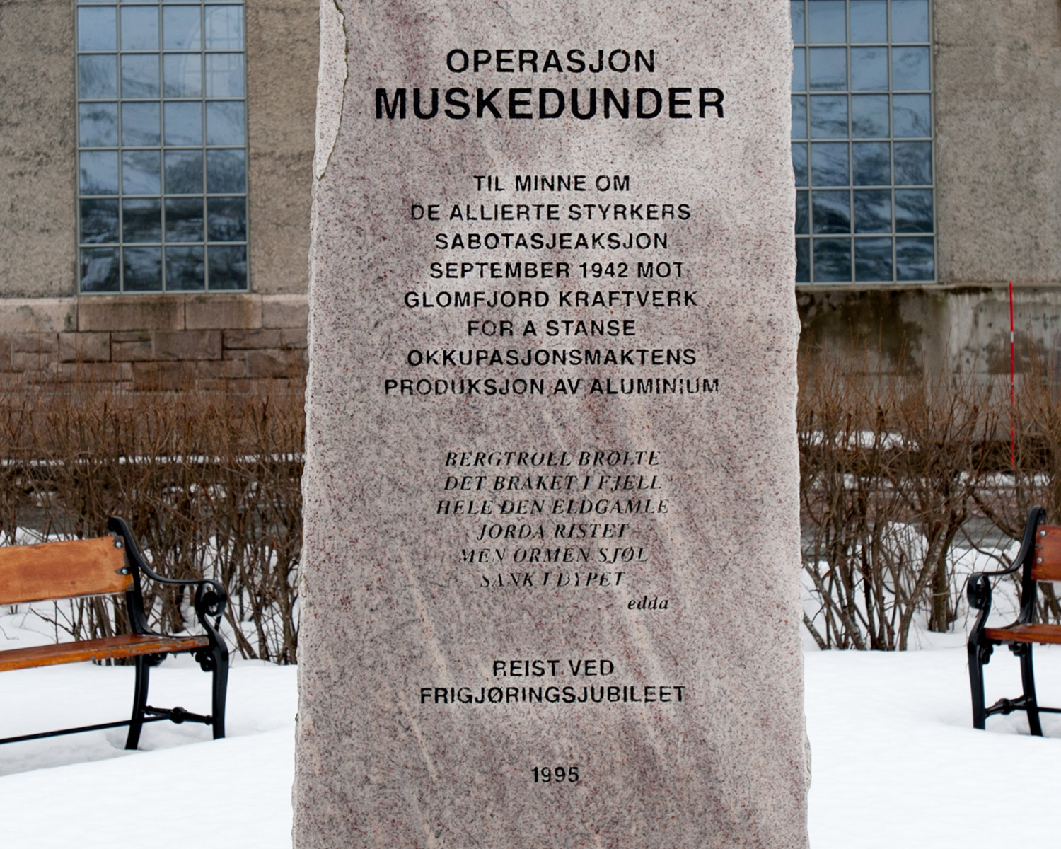 Bauta til minne om Operasjon Muskedunder