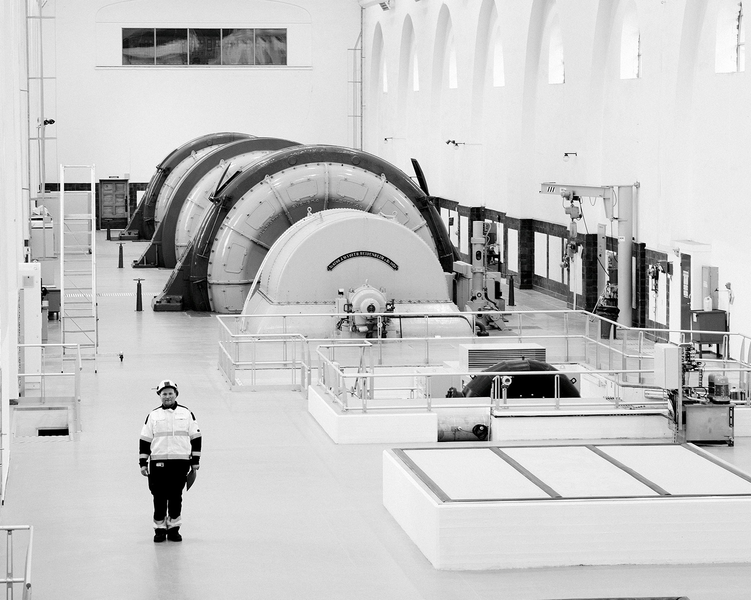 Glomfjord kraftverk maskinsal 