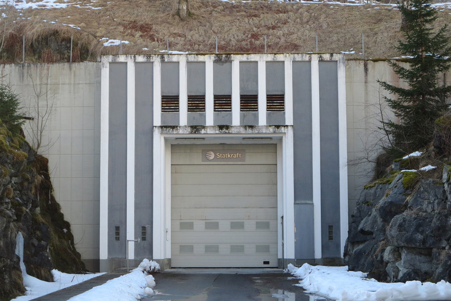 Hove kraftverk portalbygg