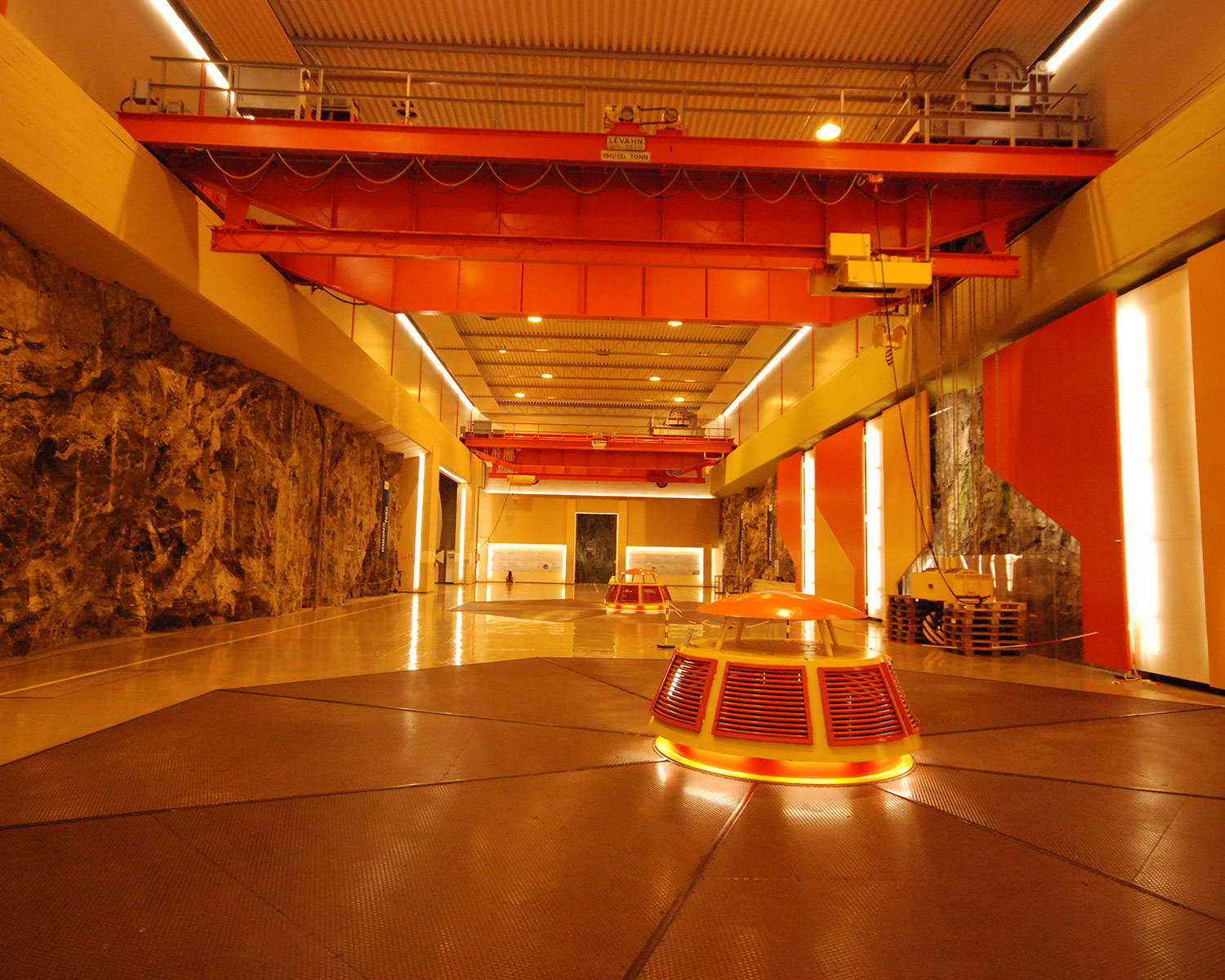 Maskinsalen i Hylen kraftverk.