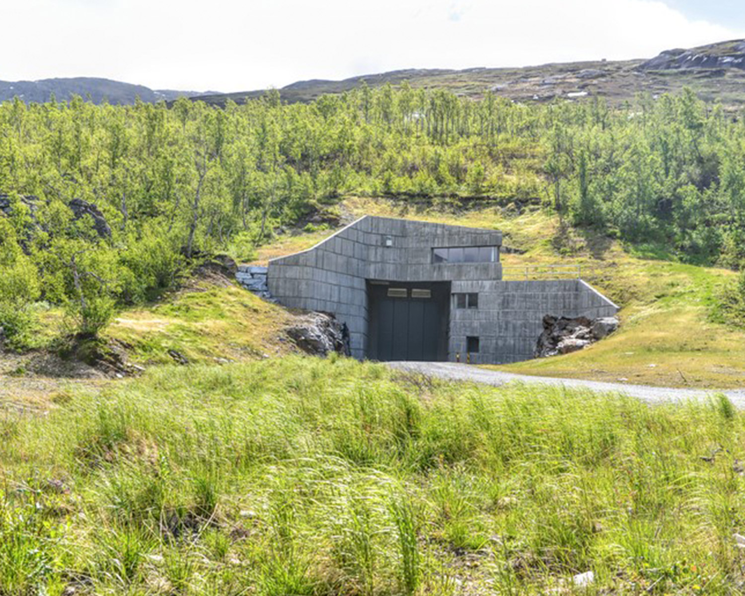 Portalbygg for Kjensvatn kraftverk