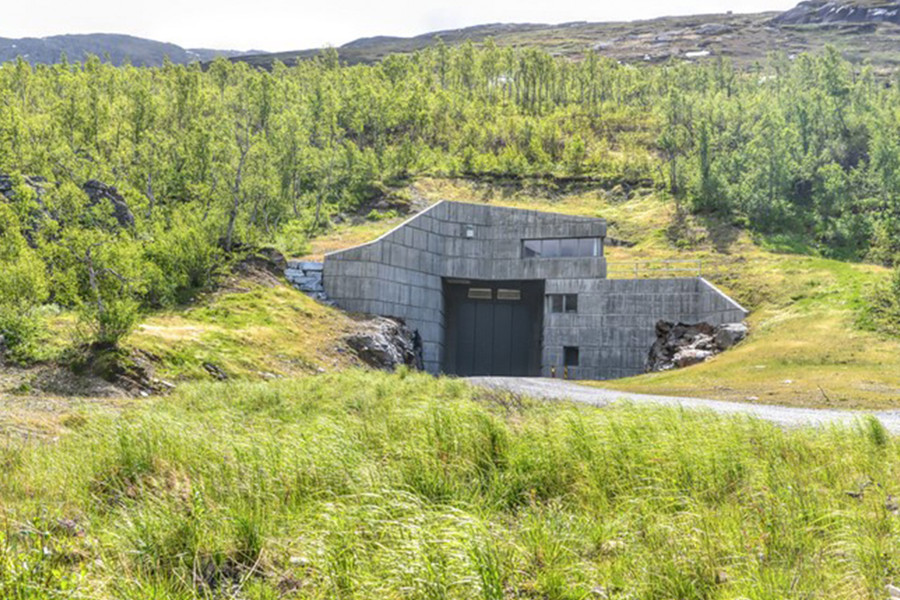Portalbygg for Kjensvatn kraftverk