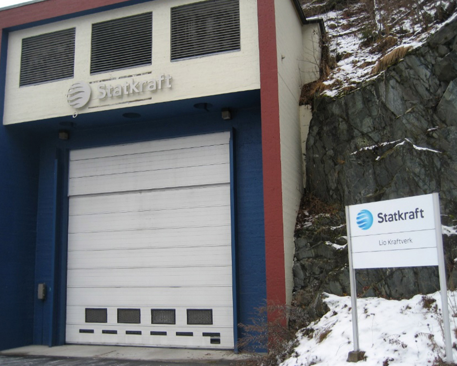 Portalbygget for Lio kraftverk