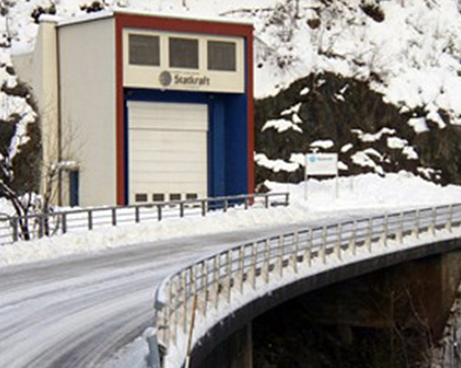 Portalbygget for Lio kraftverk