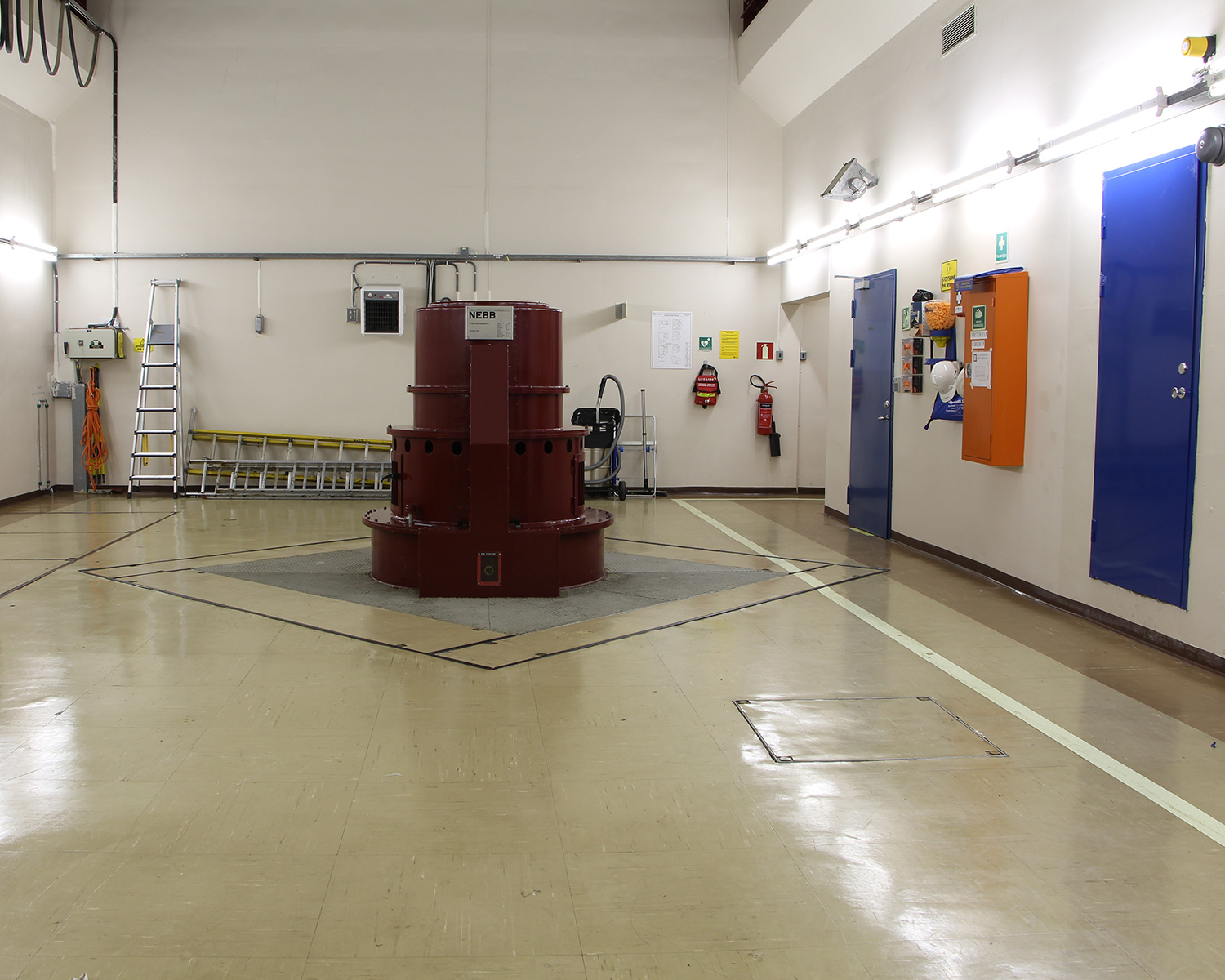 Norddalen kraftverks maskinsal