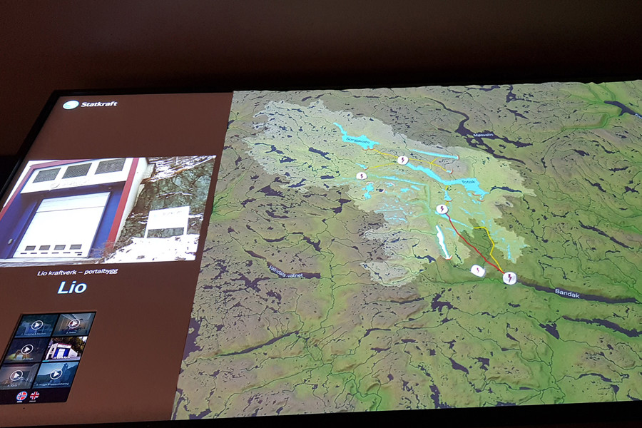 Kart på Vest-Telemark museum