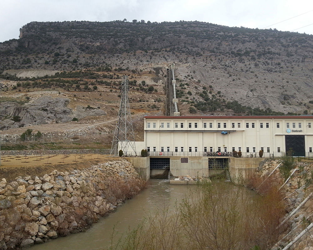 Vannkraftverkt Cakit hydropower i Adana-provinsen blir drevet av Statkraft