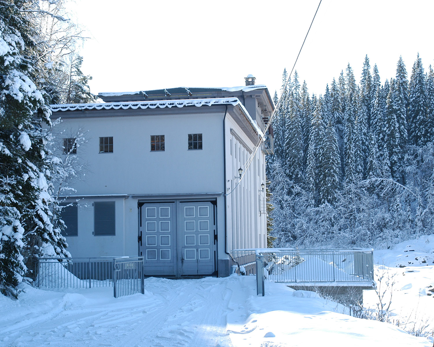 Løkaunet kraftverk.