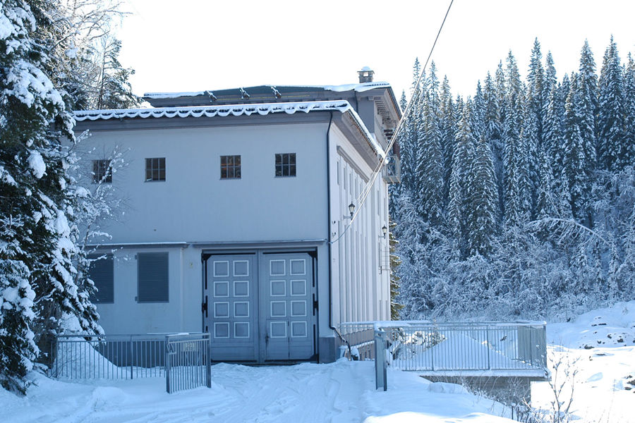 Løkaunet kraftverk.