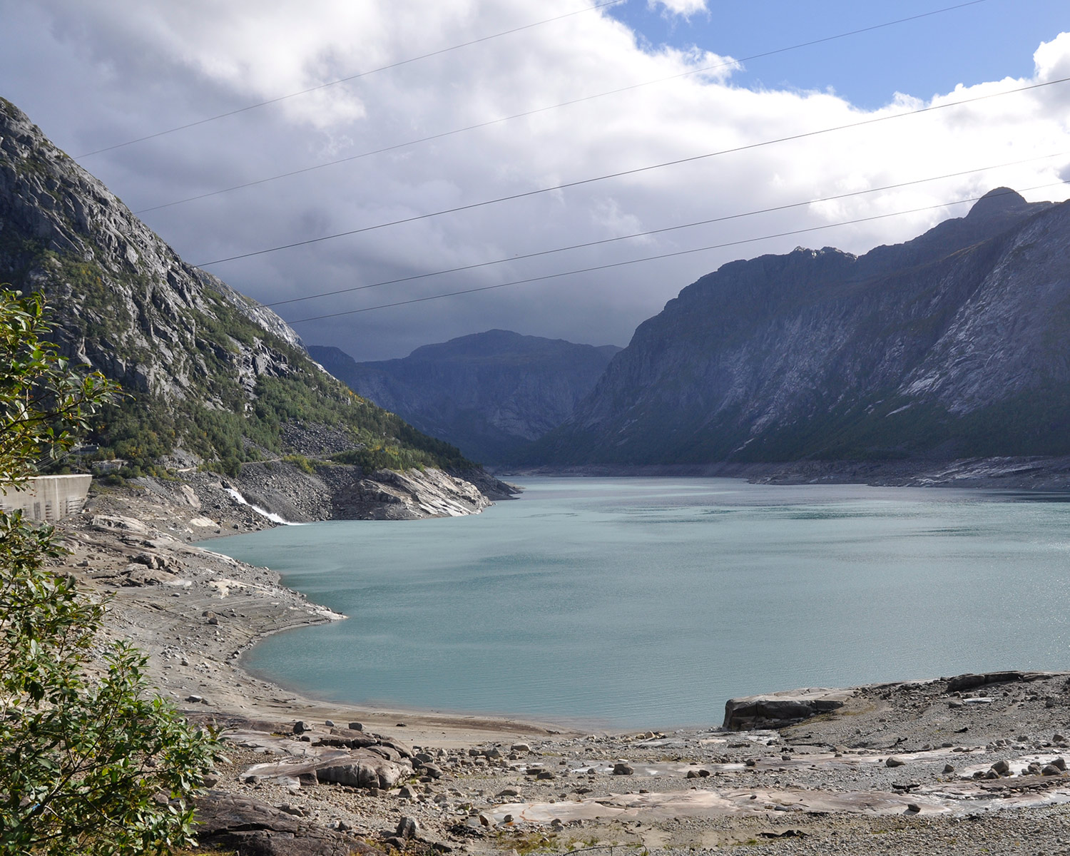 Ringedalsvannet, inntak til Oksla kraftverk.