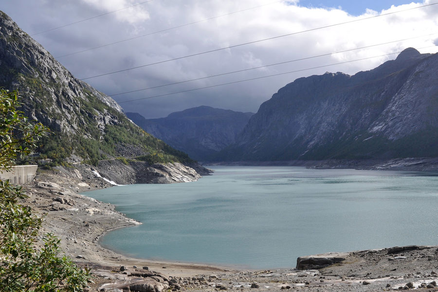 Ringedalsvannet, inntak til Oksla kraftverk.