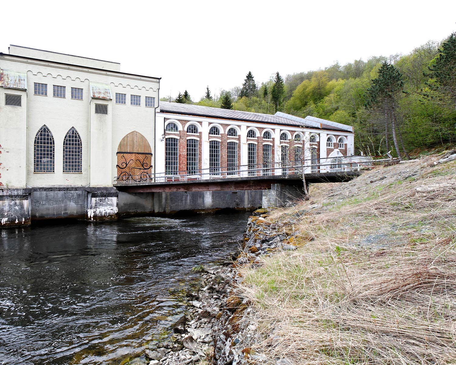 Øvre Leirfoss ved Nidelva i Trondheim. 