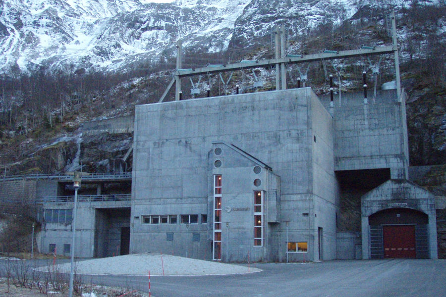 Svartisen kraftverks portalbygg 