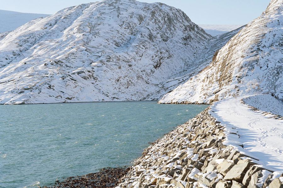 Storglomvatn ved Svartisen