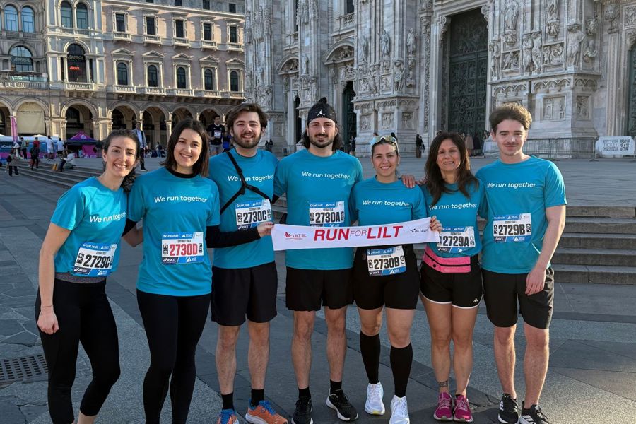 Flere ansatte har løpt marathon i Italia
