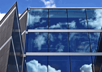 Fasade på kontorbygg