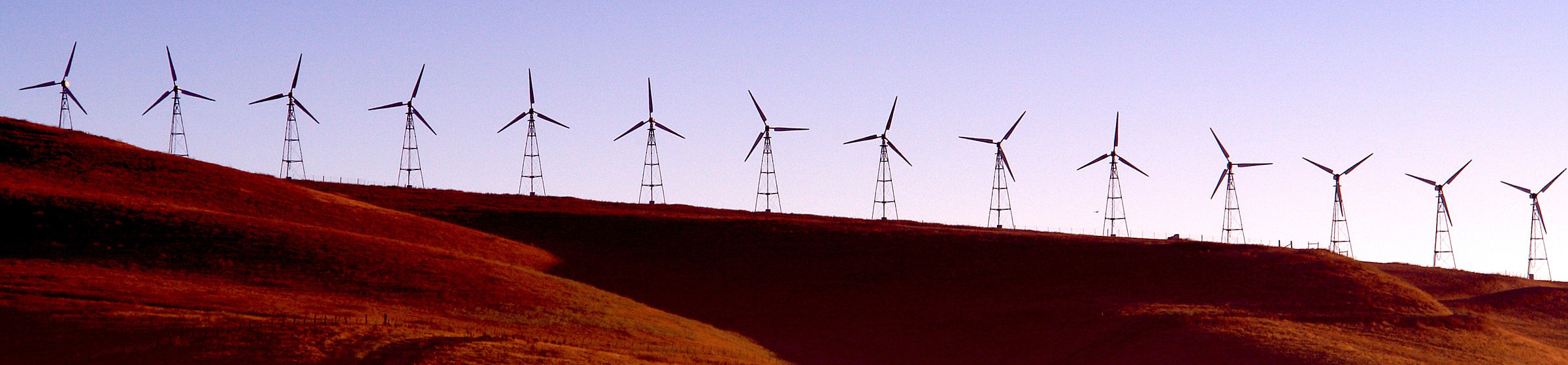 Vindturbiner i California