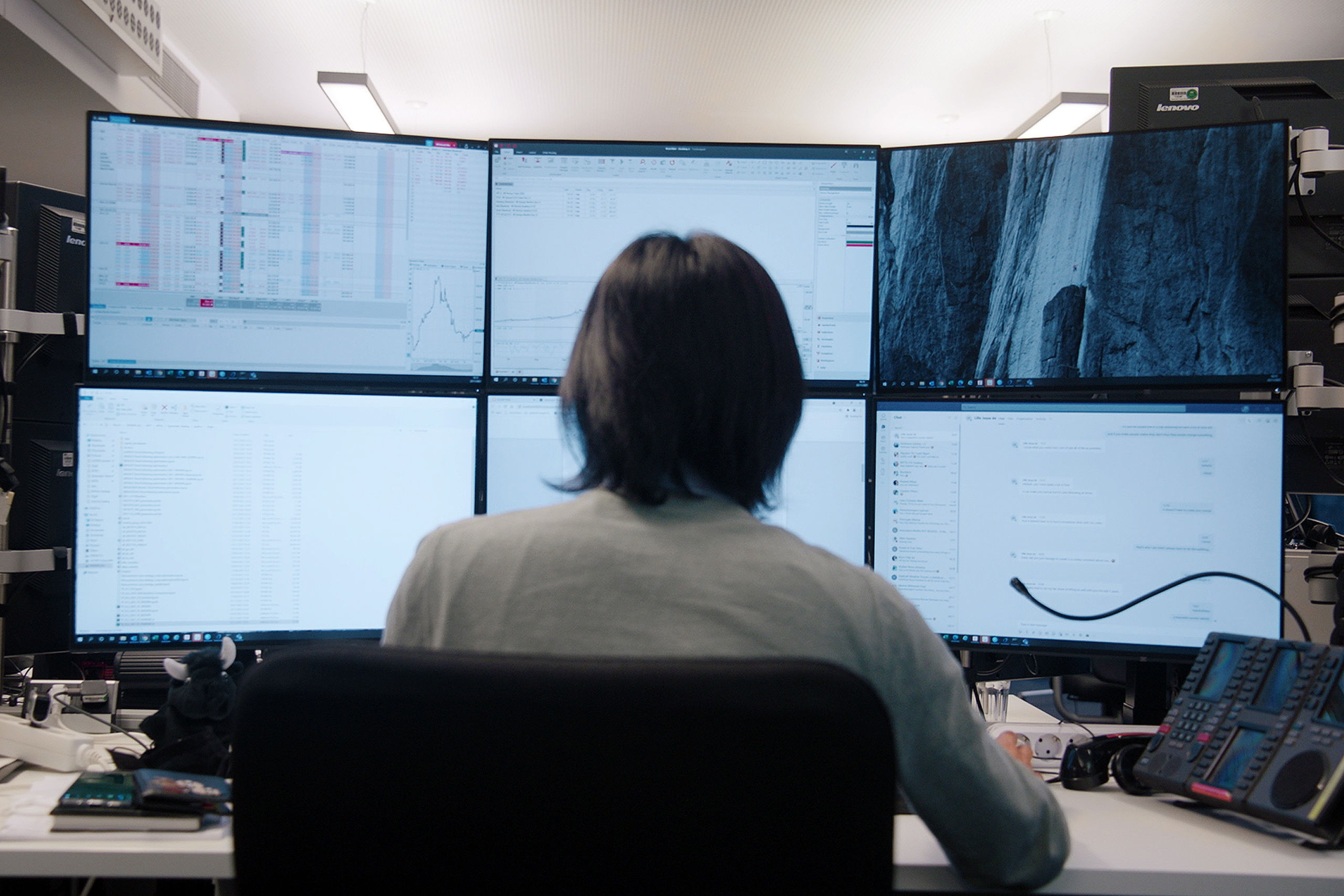 Handelsbord hos Statkraft i Tyskland