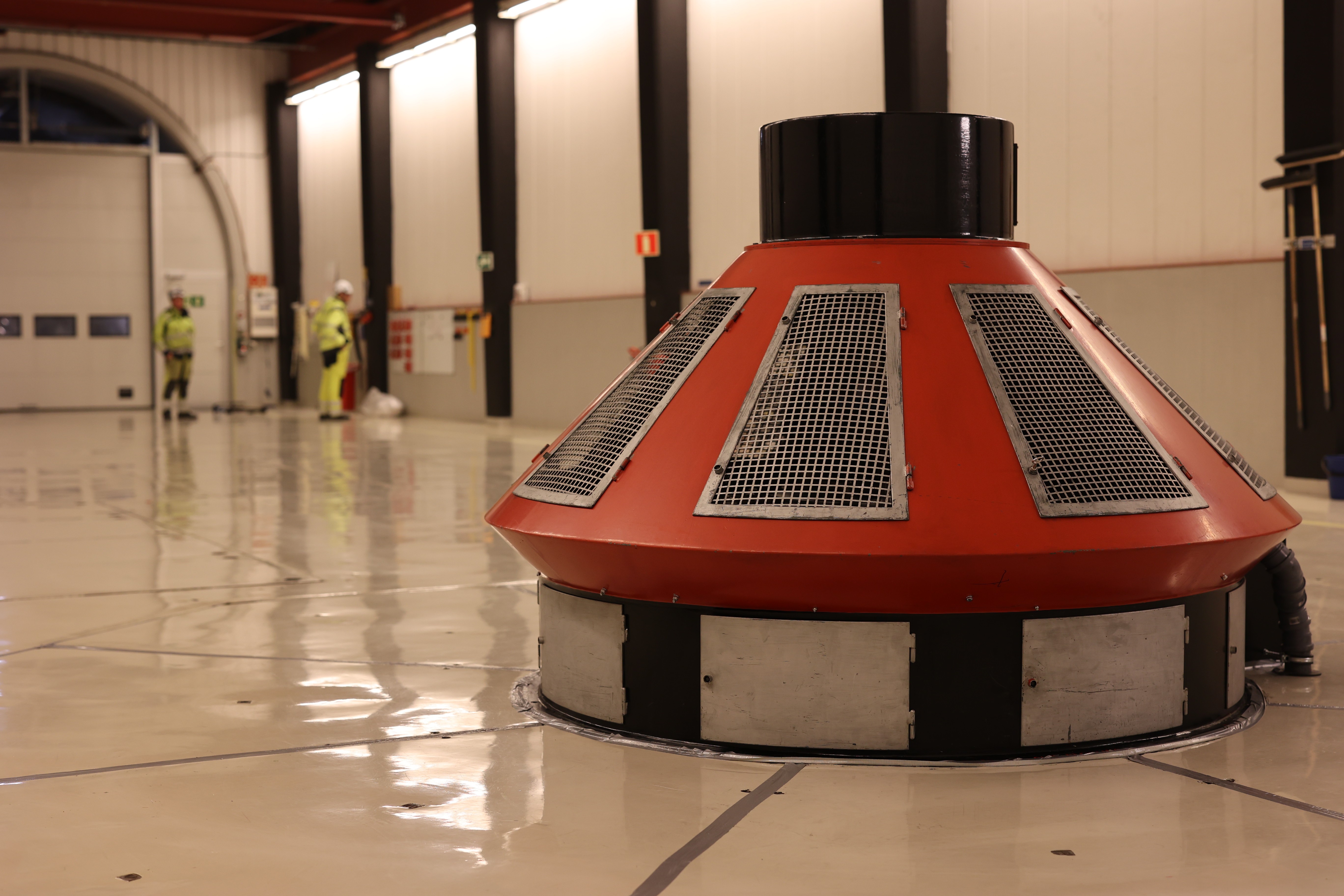 Aggregattopp i Lio kraftstasjon