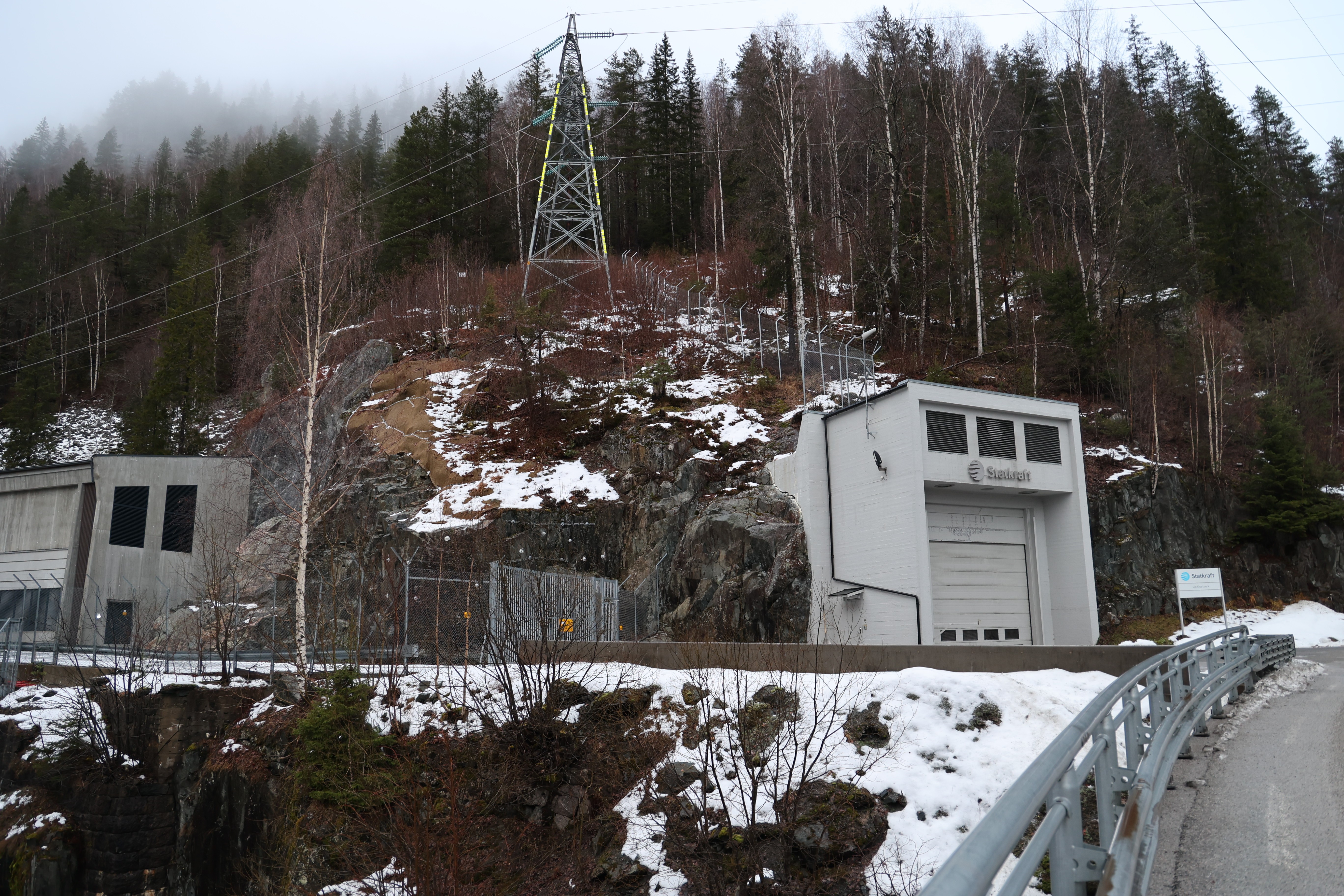 Portalbygget for Lio kraftverk