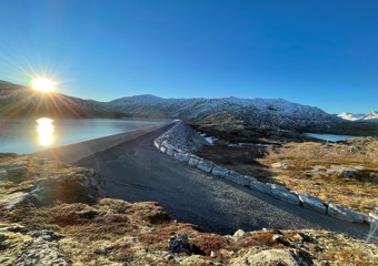 Aursjøen, hovedmagasinet til Aura vannkraftverk
