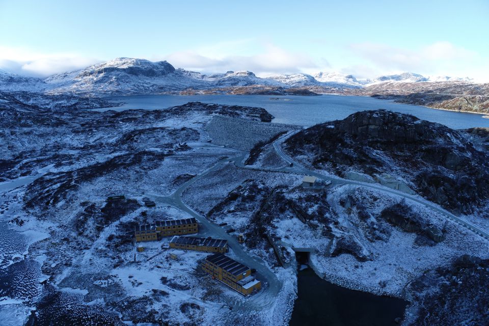 Snø fjellandskap