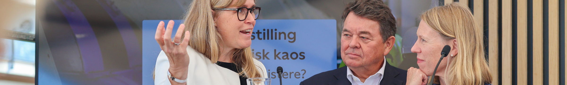Paneldebatt under Arendalsuka 2023