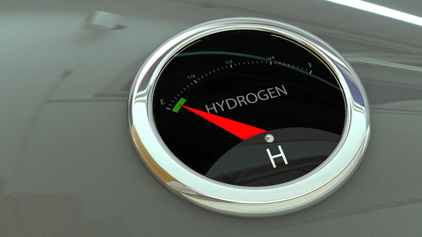 Hydrogen-tankmåler