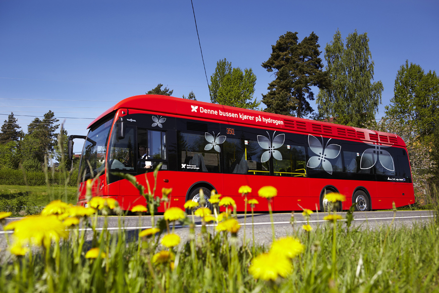 Hydrogendrevet Ruter-buss i Oslo
